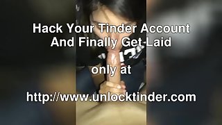 Sexy Mexican Teen From Tinder Giving Me A Blowjob
