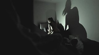 Girlfriend caught cheating on hidden cam having hot sex