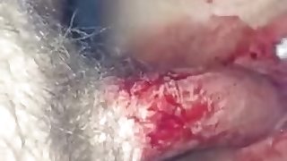 virgin girl fuck hard in red bluud