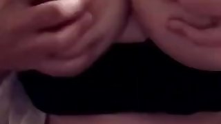 Cum for my bouncing tites .