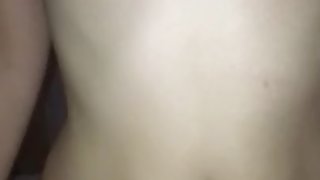 Hot young babe rides big dick