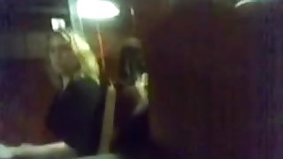 Hot blond watches me Flash and Jerk my Cock till Cum