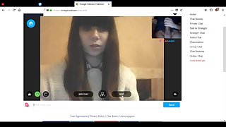 mostrandome en omegle part.2