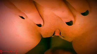 Hard fucked girlfriend in the Bathroom - by MorningStarLux AMATEUR COUPLE