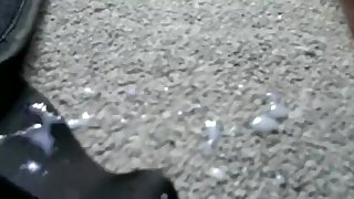 Cum on floor