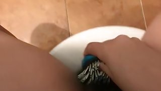 Young girl masturbating in bathroom @ 3am