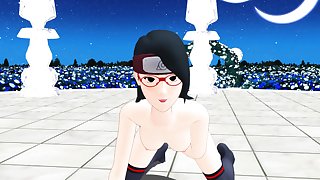 Sarada Alone (Naruto) MMD R-18