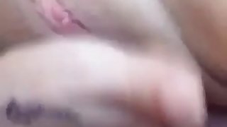 Young Teen fingers herself