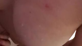 2 young teens playing in the shower