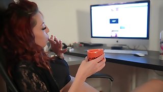 Morning with whipped cream