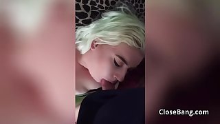 Last Nights Tinder Slut Sucking My Dick