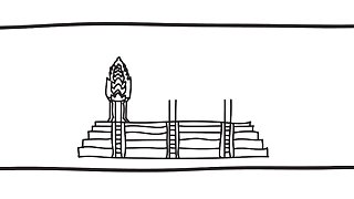 How to Draw Cambodia Flag - Art Colors for Younglings and teenagers