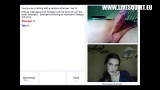 Bad Girl asks for my Cum at Omegle Chatroulette