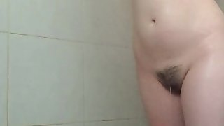 Taking a shower for real