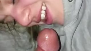 Sisters friend loves to suck and lick