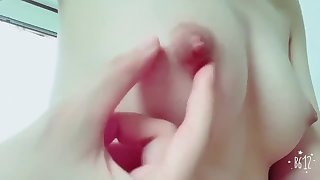 Petite Asian Girl Show off her Breast