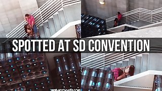 Couple Caught BJ at San Diego Convention