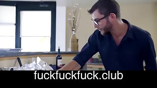 Bikini clad blonde teen Erica Fontes fucks her first big dick