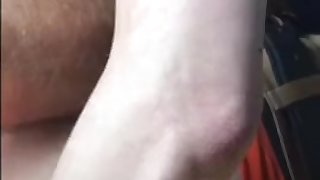 Young busty girl sucks me off quickly in the back seat