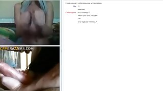 Sexy teen rubbing pussy on sex chat