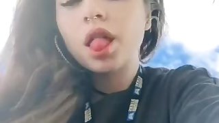 Musically girl with big ass dance (slowmo)