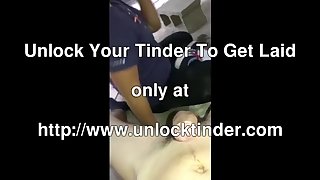Last Nights Tinder Hookup Sucking My Dick