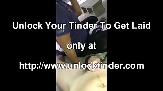 Last Nights Tinder Hookup Sucking My Dick