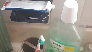ebony bbc pee on toothbrush