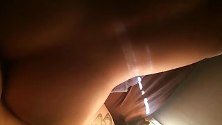 Young teen gets fucked doggy style