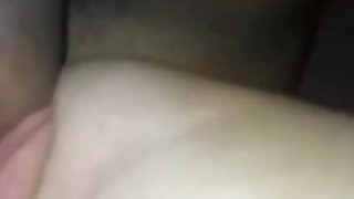 Lucku girl and big black cock