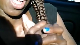 Just got done deepthroating that dick and swallowing that nut