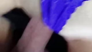 car sex with beach babe on my huge white cock gets us almost caught