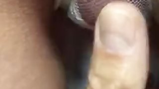 My girls DRIPPING PUSSY! Amateur teen creamy tight pussy bent over.