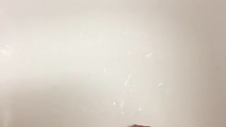 Quick little cum in shower
