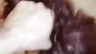 Comendo o cuzinho e puxando o cabelo