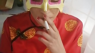 PISS DRINKING AND SMOKE ASIAN GEISHA