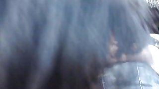 Asian Ex blowjob parking lot