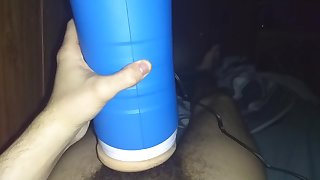 Skinny Teen Cums Hard Using Autoblow 2