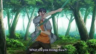 Monster Musume - Papi sucks Kii's boobs