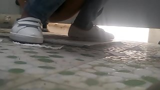 spy my lovely colleague in toilet