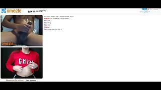 Wife masturbates with BBC on omegle