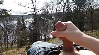 Wanking While Sightseeing