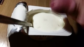 Cum in yogurt #1