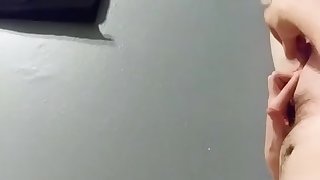 FTM jerks and plays with himself