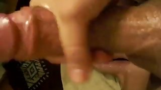 Slim guy jerking his cock and spewing sperm2
