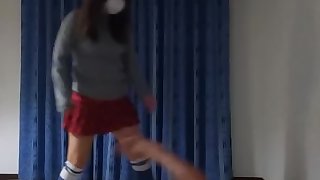 soccer girl ballbusting