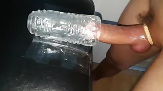 Fast and Rough Fleshlight Fuck by a Big Cock