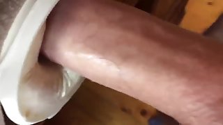 homemade fleshlight fucked by my big white cock to Love Me Harder song