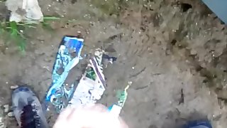 Una paja en la Casa de Campo, en Madrid.