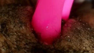 My big tits bounce while I use my vibrator